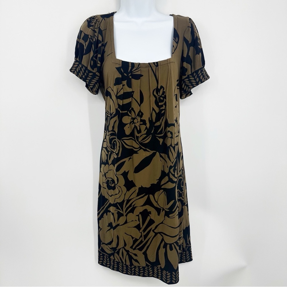 Vintage Y2K Floral Midi Dress Size Medium Fairycore Whimsical Early 2000s